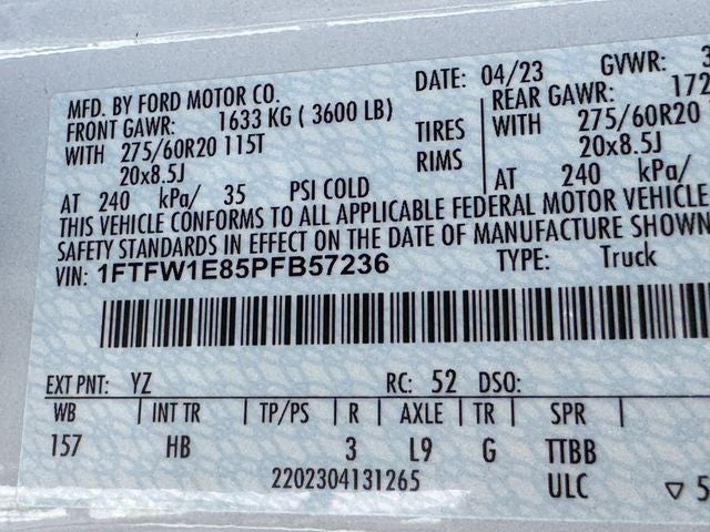 2023 Ford F-150 Lariat