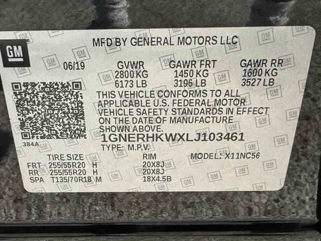 2020 Chevrolet Traverse 3LT