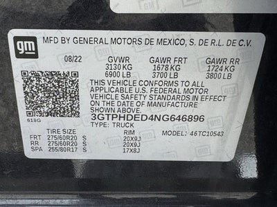 2022 GMC Sierra 1500 SLT