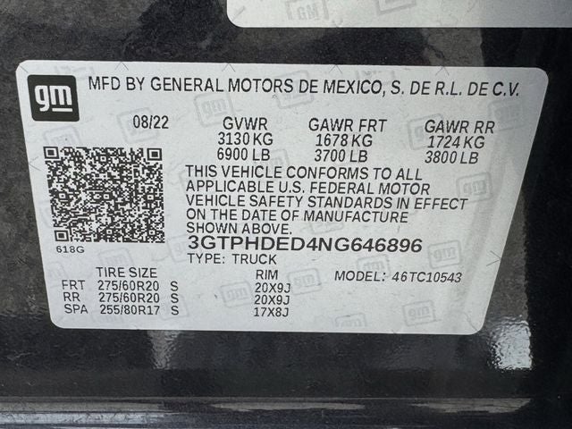 2022 GMC Sierra 1500 SLT