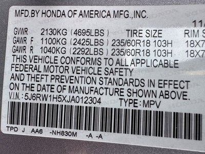 2018 Honda CR-V EX