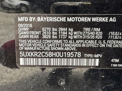 2017 BMW X5 sDrive35i