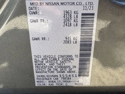 2024 Nissan Altima 2.5 SL