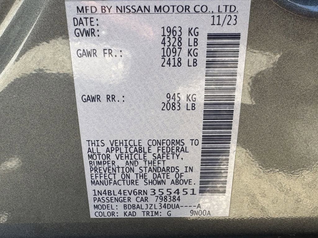 2024 Nissan Altima 2.5 SL