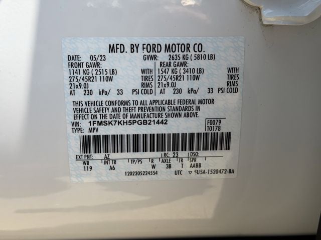 2023 Ford Explorer ST-Line