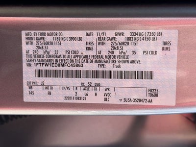 2021 Ford F-150 XLT