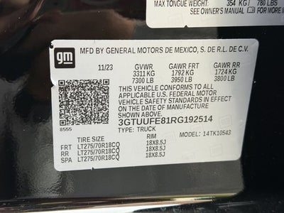 2024 GMC Sierra 1500 AT4X