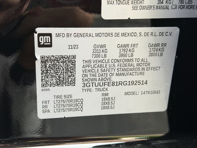 2024 GMC Sierra 1500 AT4X
