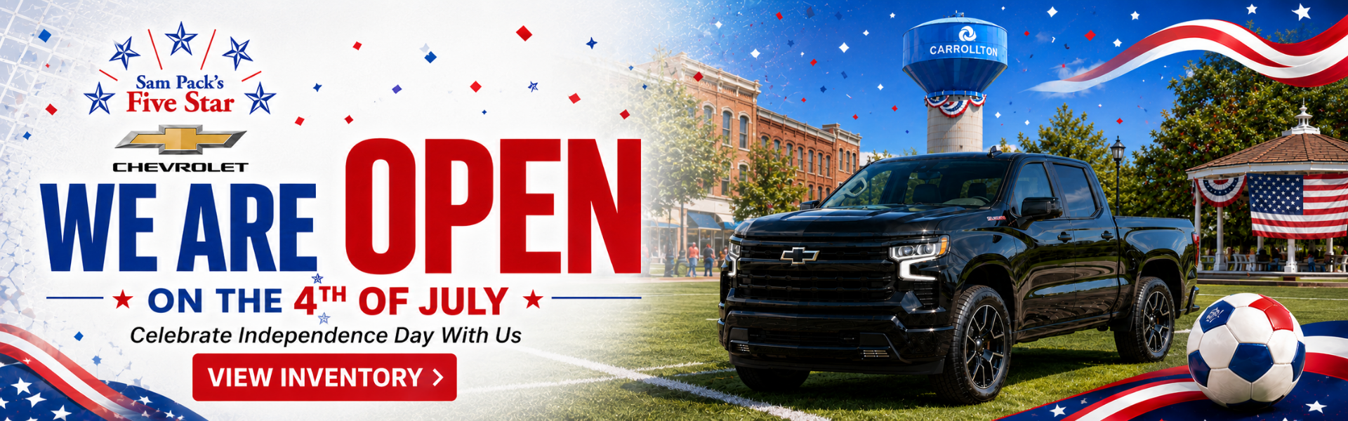 Sam Pack's Five Star Chevrolet Open July 4th
