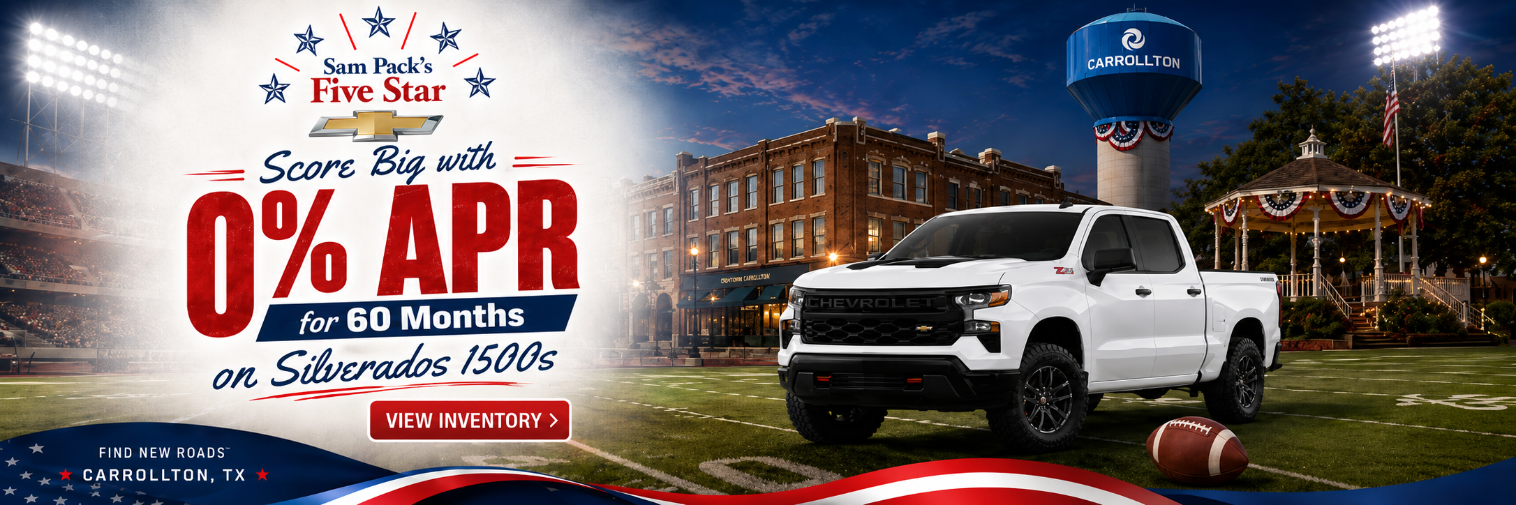 Sam Pack's Five Star Chevrolet September Incentive
