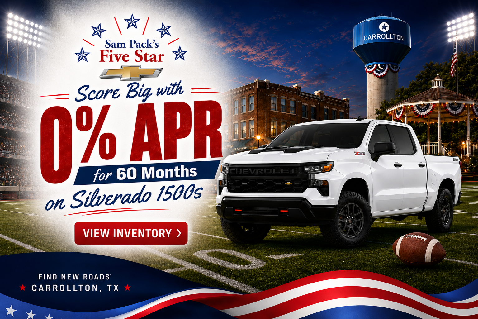 Sam Pack's Five Star Chevrolet September Incentive